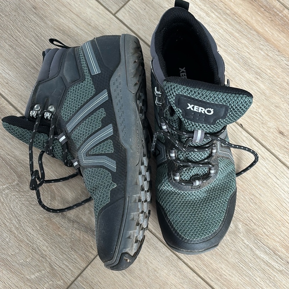 Xero high top hiking or lifting shoes from REI